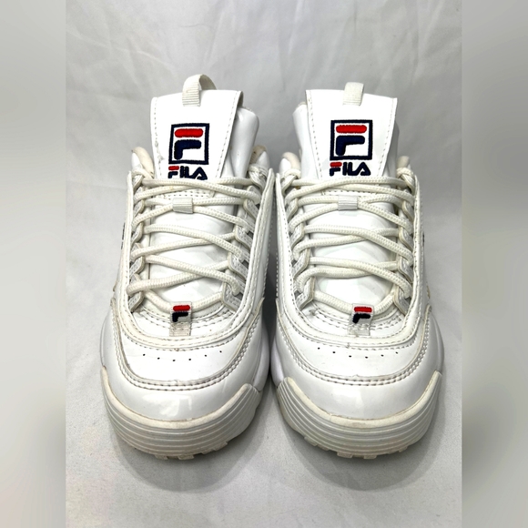 Womens Fila Disruptor 2 Premium Athletic Shoe - White Size 6 - Picture 4 of 8